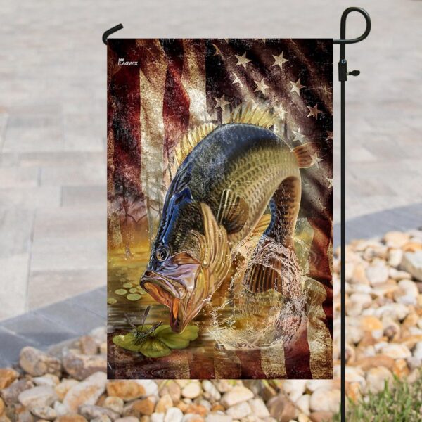 Bass Fishing America Flag THN2237F - Image 8
