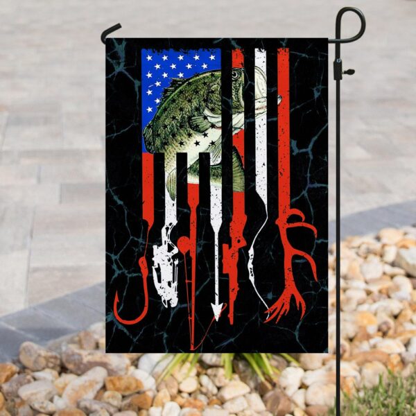 American Flag Bass Fishing Hat THN2013F: Patriotic Angler Gear - Image 8