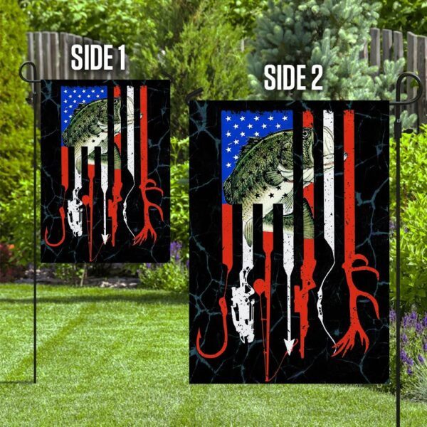 American Flag Bass Fishing Hat THN2013F: Patriotic Angler Gear - Image 10