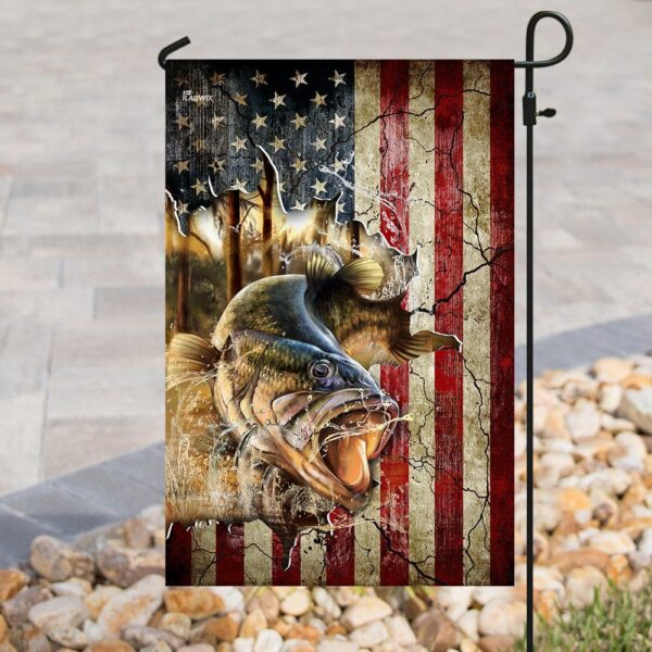 American Flag Bass Fishing Hat THN2120F: Patriotic Angler Gear - Image 8