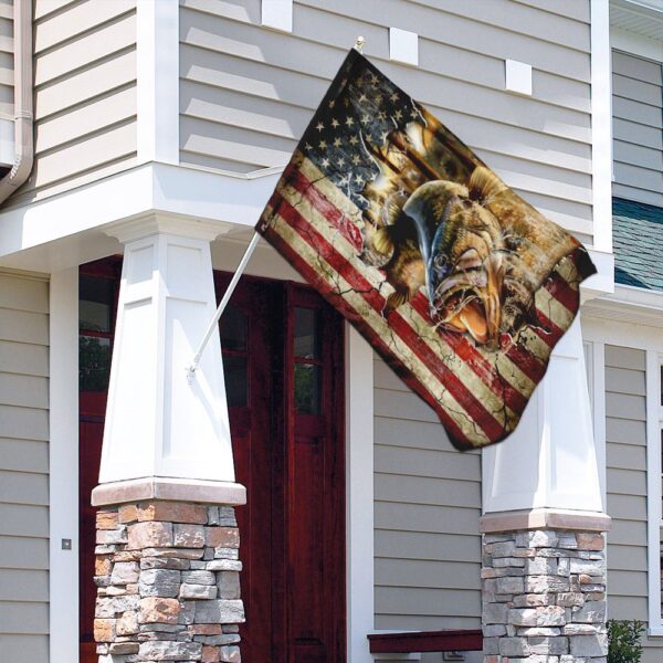 American Flag Bass Fishing Hat THN2120F: Patriotic Angler Gear - Image 4
