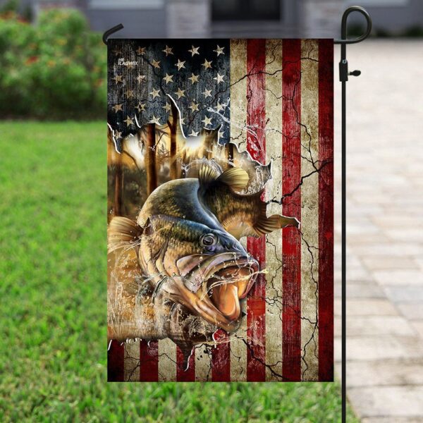 American Flag Bass Fishing Hat THN2120F: Patriotic Angler Gear - Image 6