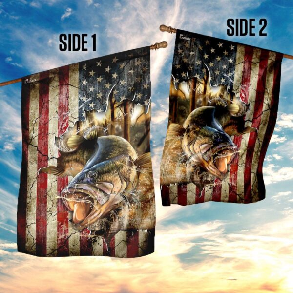 American Flag Bass Fishing Hat THN2120F: Patriotic Angler Gear - Image 5