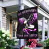 Fibromyalgia Awareness Flag: Be Stronger Than The Storm (QNN251F)