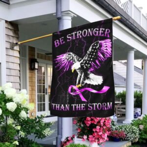 Fibromyalgia Awareness Flag: Be Stronger Than The Storm (QNN251F)