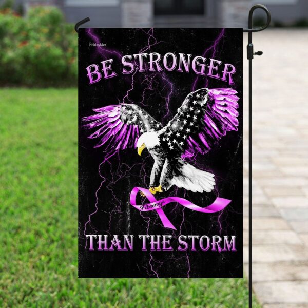 Fibromyalgia Awareness Flag: Be Stronger Than The Storm (QNN251F) - Image 6