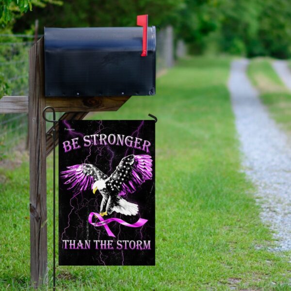 Fibromyalgia Awareness Flag: Be Stronger Than The Storm (QNN251F) - Image 9