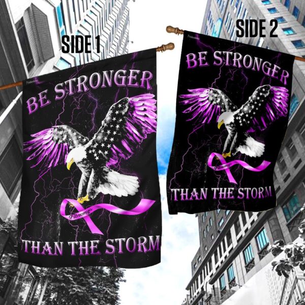 Fibromyalgia Awareness Flag: Be Stronger Than The Storm (QNN251F) - Image 5