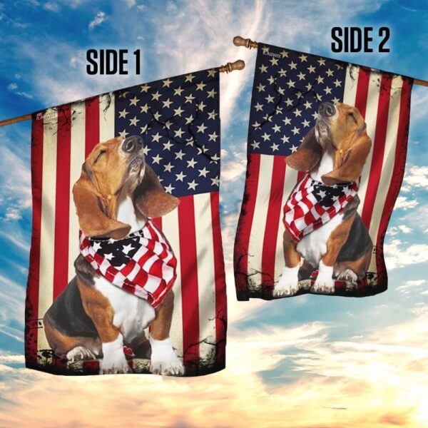 Beagle 4th of July Outfit: US Flag Dog Clothes THB2157F - Image 5