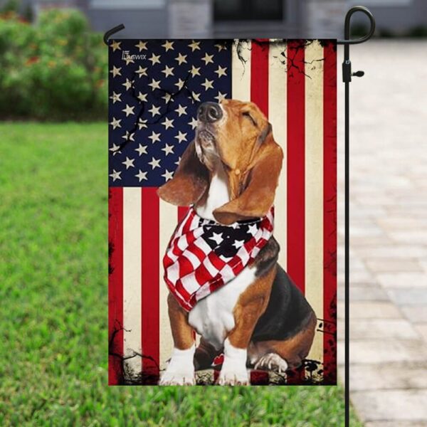 Beagle 4th of July Outfit: US Flag Dog Clothes THB2157F - Image 6