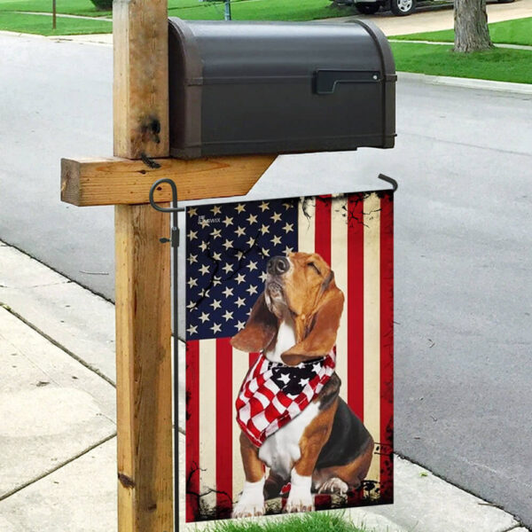 Beagle 4th of July Outfit: US Flag Dog Clothes THB2157F - Image 9