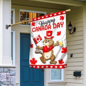 Beaver Happy Canada Day Flag: Celebrate with TQN1208F