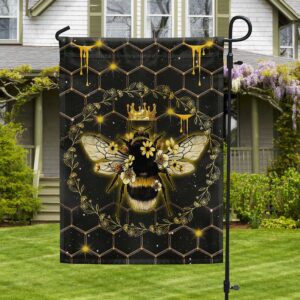 Vintage Queen Bee Flag: Beekeeper Gift LNT821F