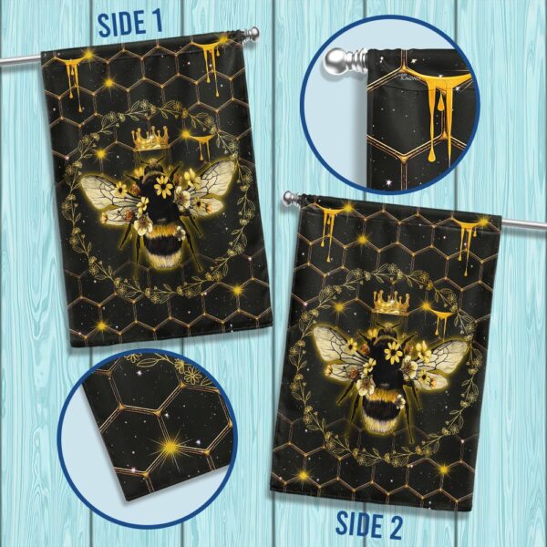 Vintage Queen Bee Flag: Beekeeper Gift LNT821F - Image 2