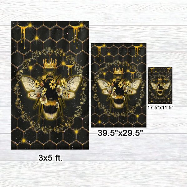 Vintage Queen Bee Flag: Beekeeper Gift LNT821F - Image 7