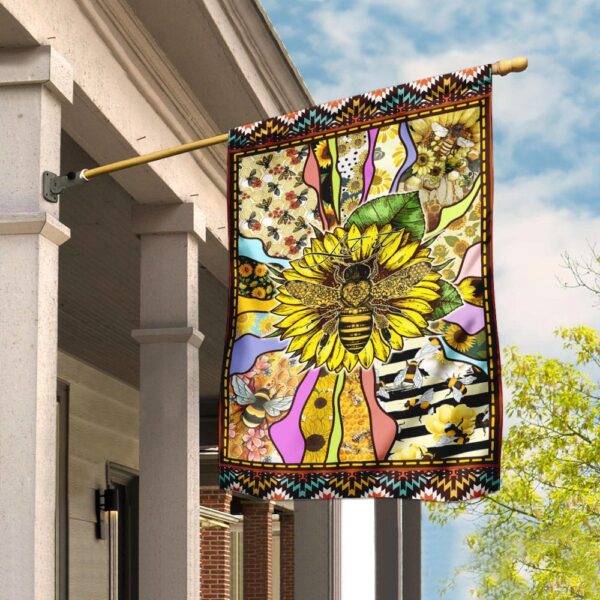 Bee Sunflower Garden Flag - Let It Bee THN1191F