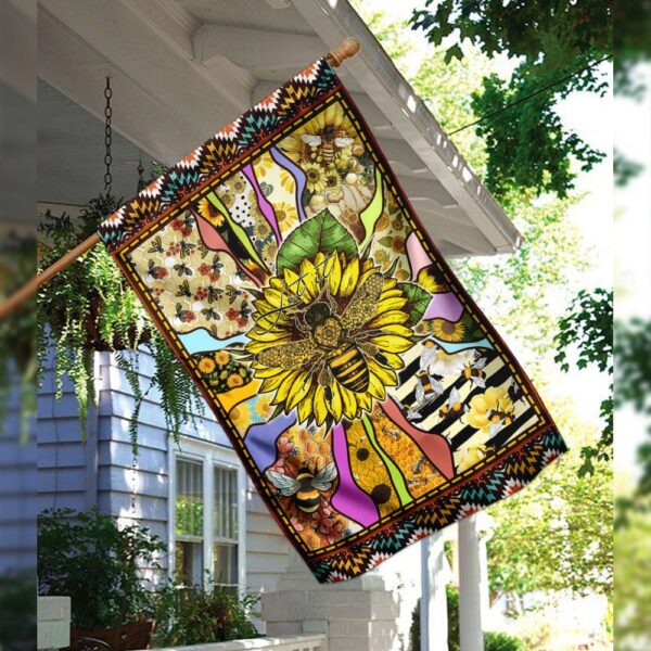 Bee Sunflower Garden Flag - Let It Bee THN1191F - Image 3