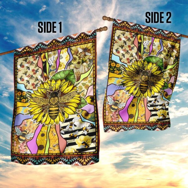 Bee Sunflower Garden Flag - Let It Bee THN1191F - Image 5