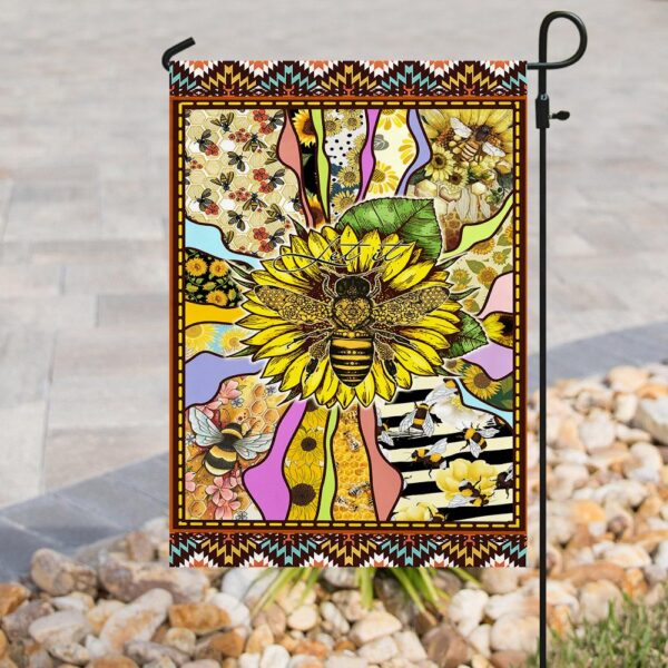 Bee Sunflower Garden Flag - Let It Bee THN1191F - Image 8