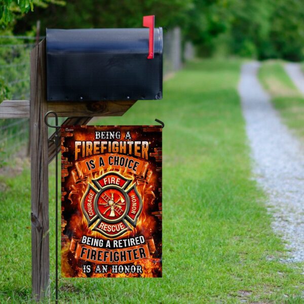 Being A Retired Firefighter Is An Honor Flag TRN245F1 - Image 9