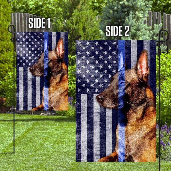 Belgian Malinois Thin Blue Line Flag: THB2495F - Image 8