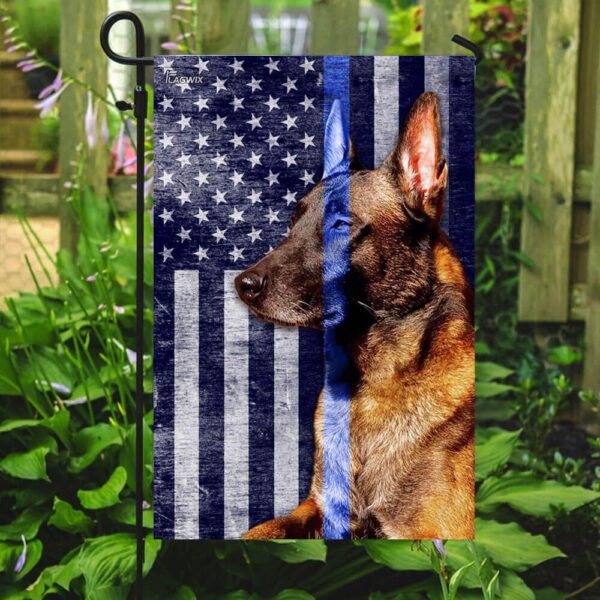 Belgian Malinois Thin Blue Line Flag: THB2495F - Image 7