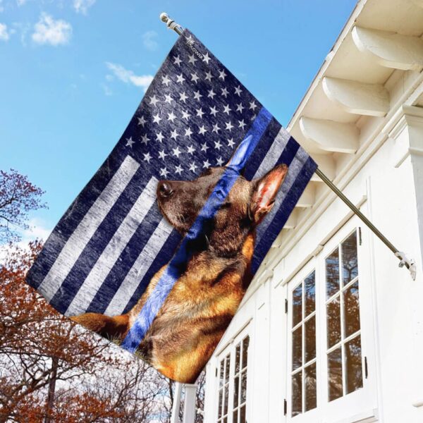 Belgian Malinois Thin Blue Line Flag: THB2495F - Image 4