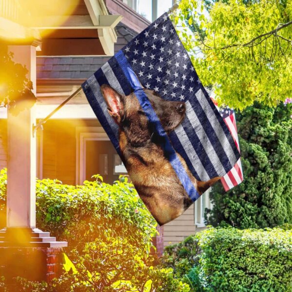 Belgian Malinois Thin Blue Line Flag: THB2495F - Image 2