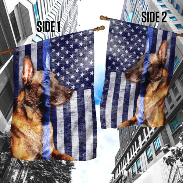Belgian Malinois Thin Blue Line Flag: THB2495F - Image 5