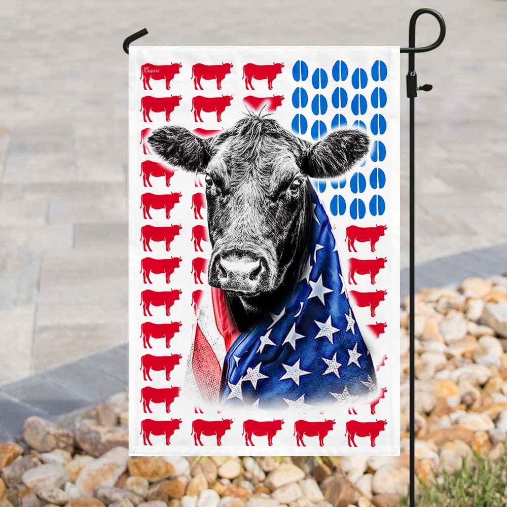 Black Angus Cattle 4th of July Flag: DBX1621F - Image 8