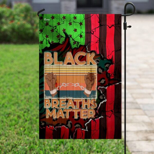 Black Breaths Matter Flag: Show Your Support