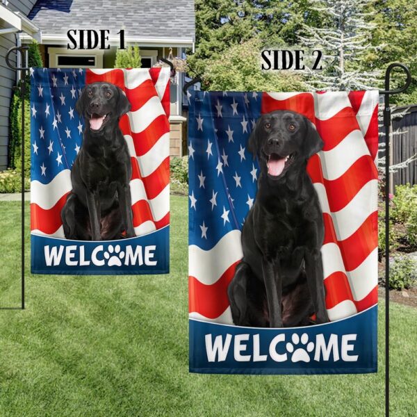 Patriotic Black Lab 4th of July T-Shirt - Image 5