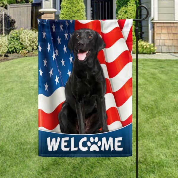 Patriotic Black Lab 4th of July T-Shirt - Image 3