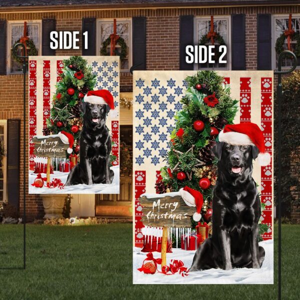 Black Lab Christmas Ornament: American Flag Patriotic Dog Decor - Image 5