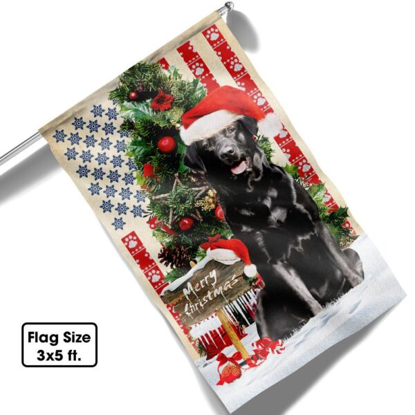 Black Lab Christmas Ornament: American Flag Patriotic Dog Decor - Image 6