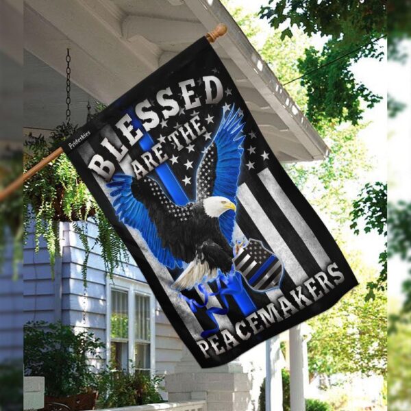 Blessed Are The Peacemakers Flag: MLH1087F - Christian Peace Symbol Banner - Image 3