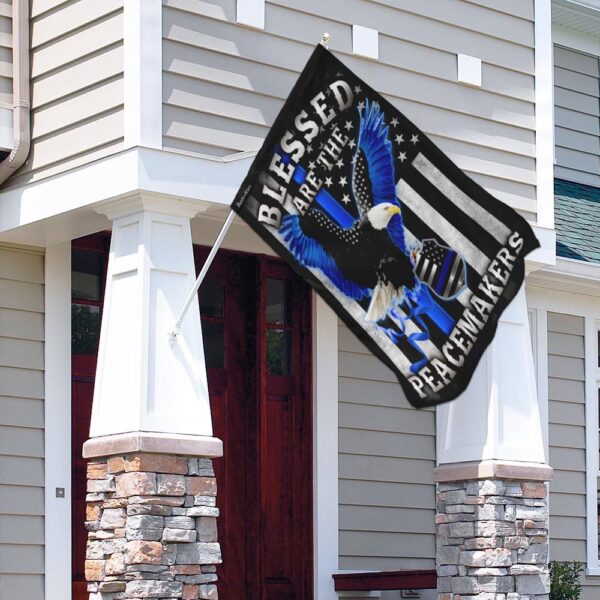 Blessed Are The Peacemakers Flag: MLH1087F - Christian Peace Symbol Banner - Image 4