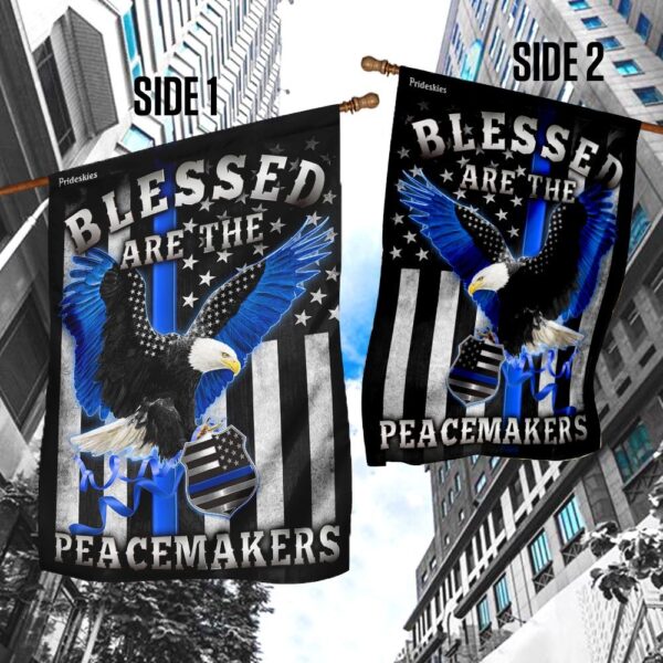 Blessed Are The Peacemakers Flag: MLH1087F - Christian Peace Symbol Banner - Image 5