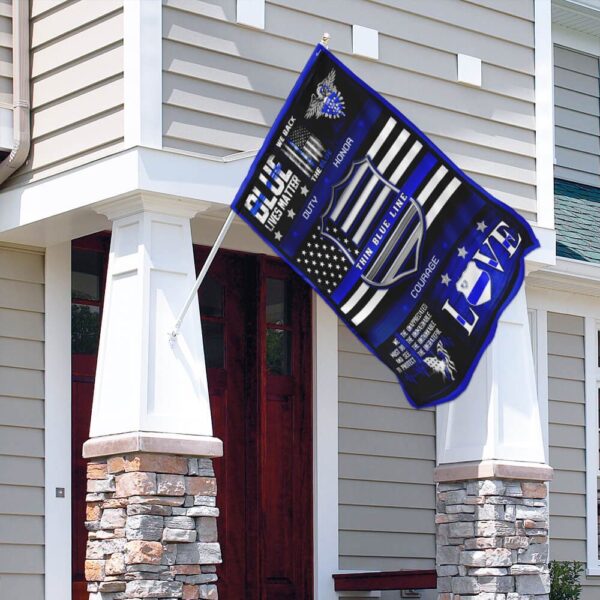 Blue Lives Matter Flag: Show Your Support - Image 9