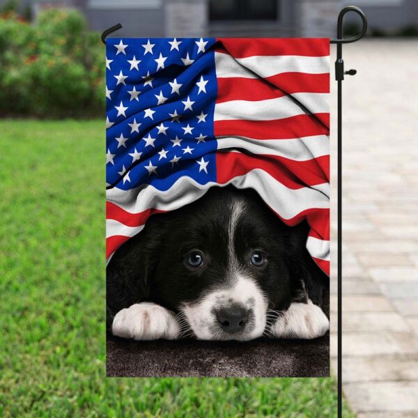 American Patriot Border Collie Flag - Image 6