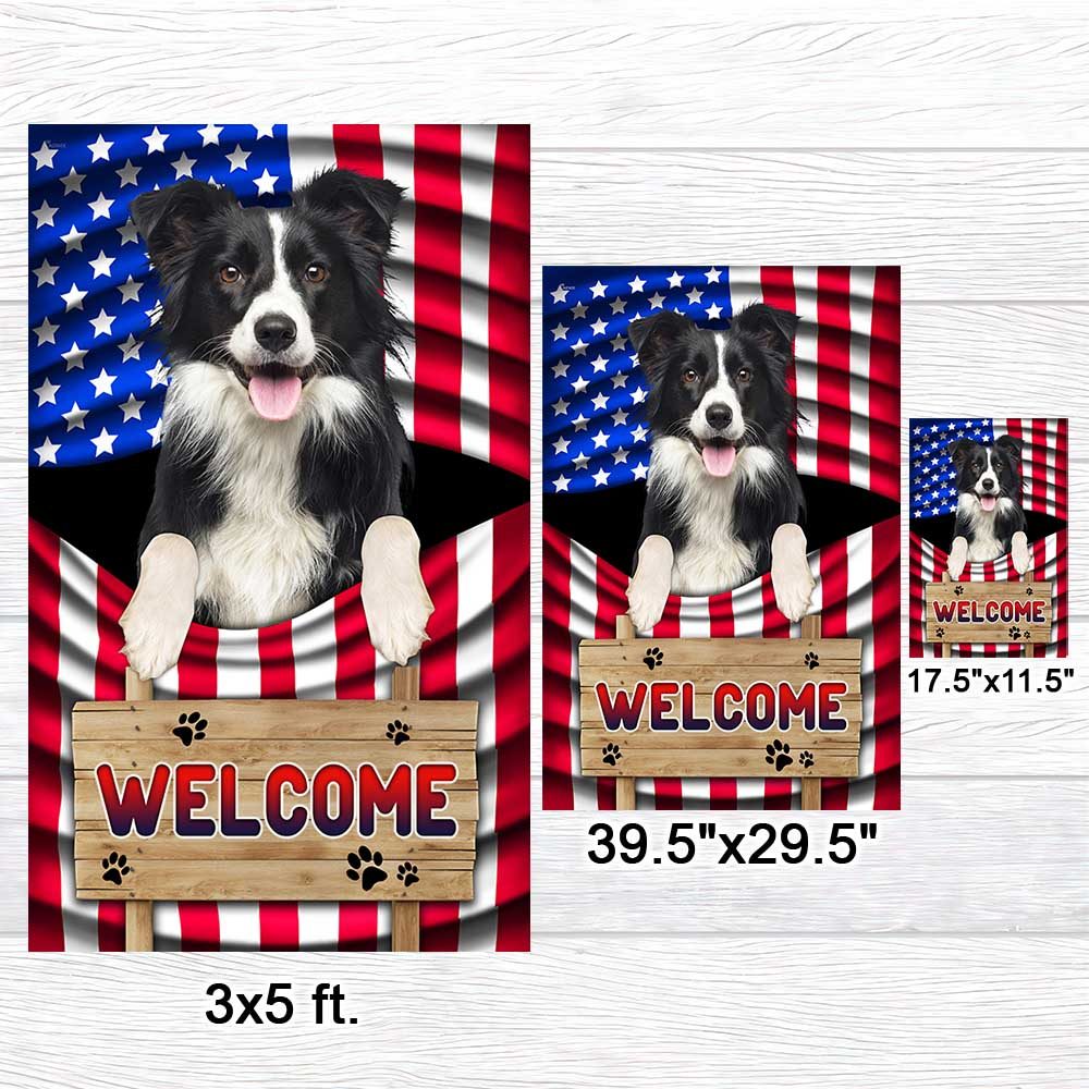 Patriotic Border Collie 4th of July T-Shirt - Image 7