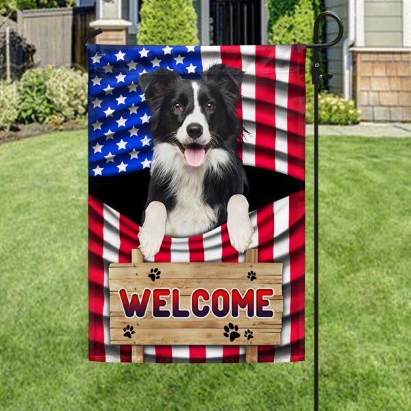 Patriotic Border Collie 4th of July T-Shirt - Image 3