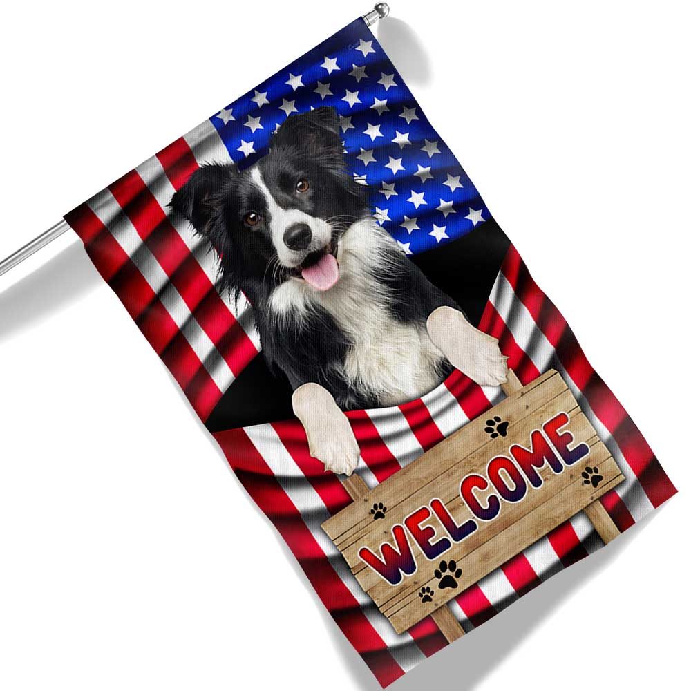 Patriotic Border Collie 4th of July T-Shirt - Image 6