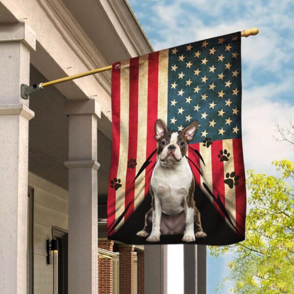Boston Terrier American Flag THB2368F4