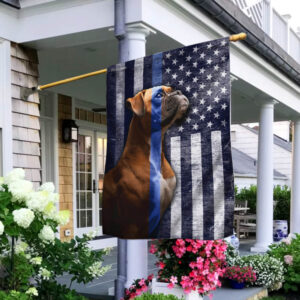 Thin Blue Line Boxer Shorts: American Flag Design THB2426F