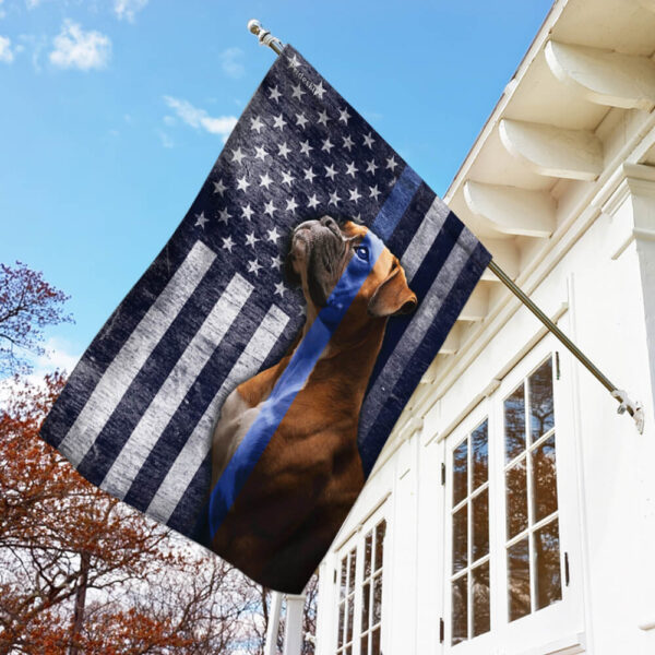 Thin Blue Line Boxer Shorts: American Flag Design THB2426F - Image 2