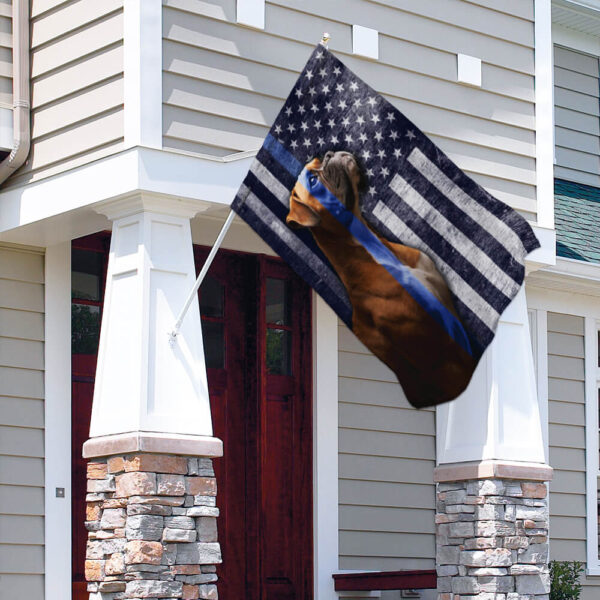 Thin Blue Line Boxer Shorts: American Flag Design THB2426F - Image 4