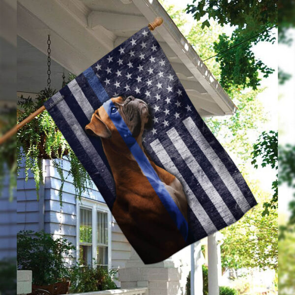 Thin Blue Line Boxer Shorts: American Flag Design THB2426F - Image 3