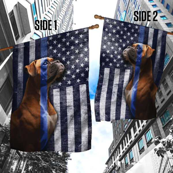 Thin Blue Line Boxer Shorts: American Flag Design THB2426F - Image 5