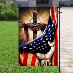Bright Christian Cross Flag PSL102Fv2: Inspiring Faith & Patriotism